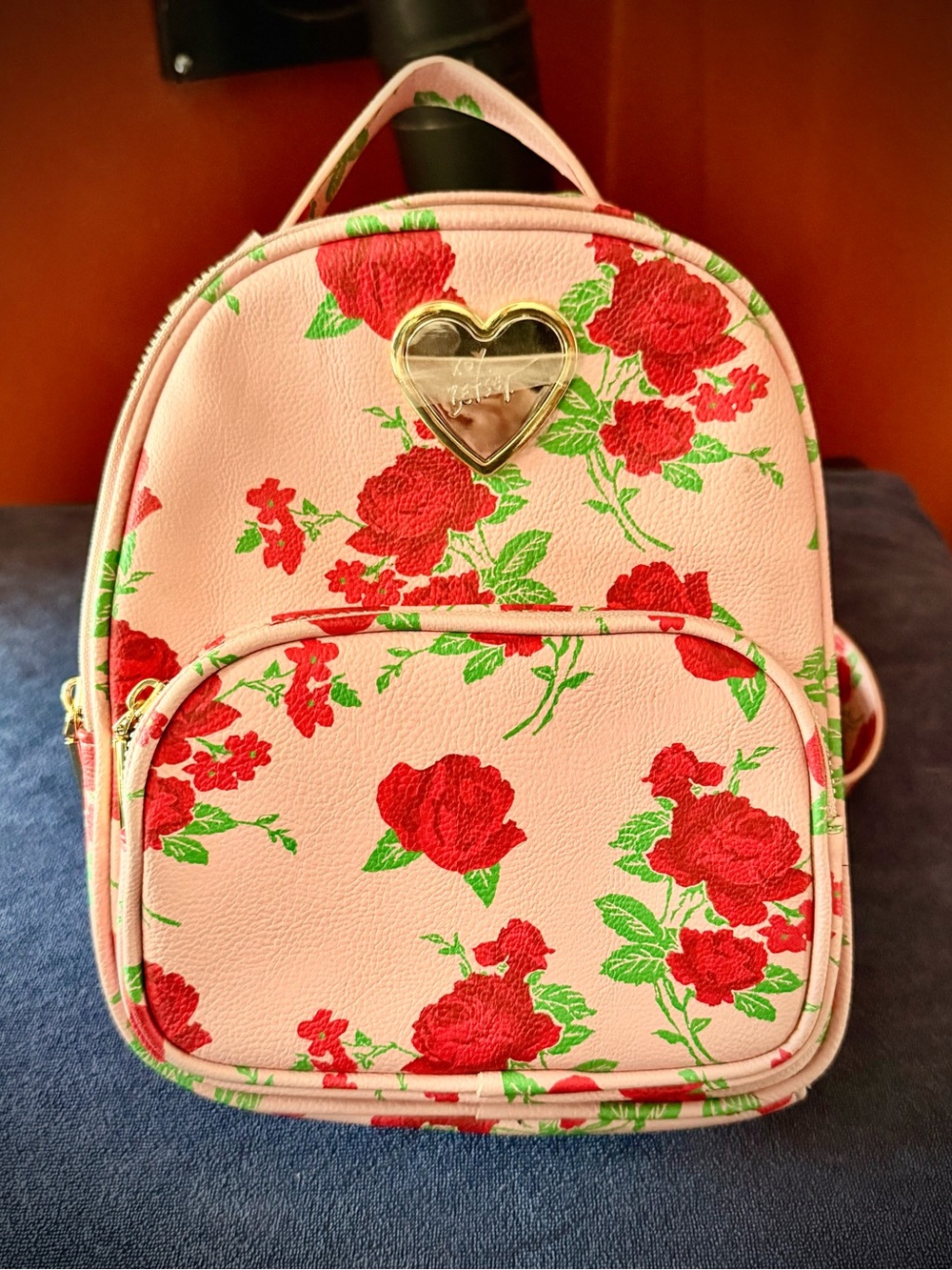 Betsey Johnson Floral Mini Backpack